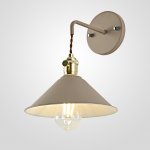 Бра с подвесным плафоном BRAID WALL Khaki ImperiumLoft 181880-26