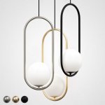 Подвесной светильник Matthew McCormick hoop 40 Бронза MILA Pendant ImperiumLoft 181903-22