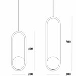 Подвесной светильник Matthew McCormick hoop 40 Бронза MILA Pendant ImperiumLoft 181903-22