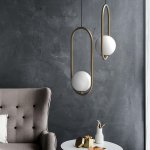 Подвесной светильник Matthew McCormick hoop 50 Бронза MILA Pendant ImperiumLoft 181904-22