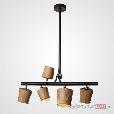 Подвесной реечный светильник CONNY L5 Light brown ImperiumLoft 182062-26