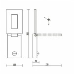 Уличный светильник Favourite 1825-1W Flicker