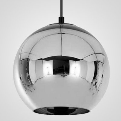 Подвесной светильник Copper Shade Chrome D50 ImperiumLoft 182686-22 Подвесной светильник Copper Shade Chrome D50 ImperiumLoft 182686-22