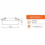 Светильник встраиваемый Divinare 1827/03 PL-1 ROMOLLA