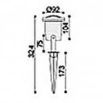 Уличный светильник Favourite 1833-1T Relief