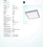 Светодиодный настенно-потолочный светильник Eglo 97035 IDUN 3