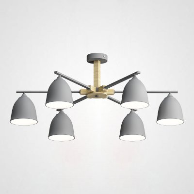 Потолочная люстра NOA 6 Gray by ImperiumLoft ImperiumLoft 183460-26 Потолочная люстра NOA 6 Gray by ImperiumLoft ImperiumLoft 183460-26