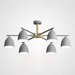 Потолочная люстра NOA 6 Gray by ImperiumLoft ImperiumLoft 183460-26