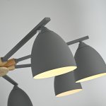 Потолочная люстра NOA 8 Gray by ImperiumLoft ImperiumLoft 183461-26