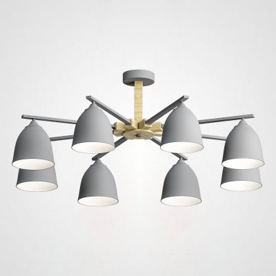 Потолочная люстра NOA 8 Gray by ImperiumLoft ImperiumLoft 183461-26 Потолочная люстра NOA 8 Gray by ImperiumLoft ImperiumLoft 183461-26