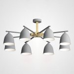 Потолочная люстра NOA 8 Gray by ImperiumLoft ImperiumLoft 183461-26