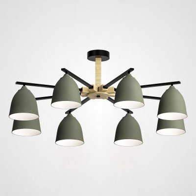 Потолочная люстра NOA 8 Olive by ImperiumLoft ImperiumLoft 183464-26 Потолочная люстра NOA 8 Olive by ImperiumLoft ImperiumLoft 183464-26
