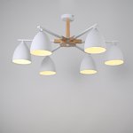 Потолочная люстра NOA 6 White by ImperiumLoft ImperiumLoft 183469-26
