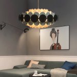 Люстра на штанге ASOLA D40 Black by ImperiumLoft ImperiumLoft 183479-26