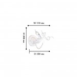 Настенный светильник Favourite 1835-1W Canary