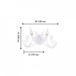 Настенный светильник Favourite 1836-2W Cardellino