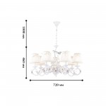 Люстра с бабочками Favourite 1839-7P Mariposa