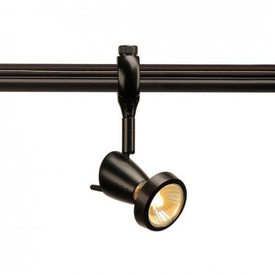 SLV 184090 SIENA Lampenkopf f?r EASYTEC II, schwarz, GU10, max 75W, inkl. Decoring