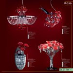 Люстра с красными розами Eletto EL325P12.2