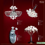 Люстра с красными розами Eletto EL325P04.2