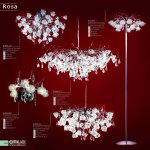 Люстра с красными розами Eletto EL325P04.2