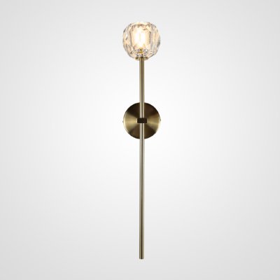 Бра RH Boule de Cristal Long Sconce Brass ImperiumLoft 185376-22