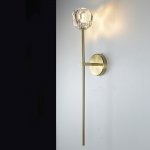 Бра RH Boule de Cristal Long Sconce Brass ImperiumLoft 185376-22