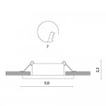 Светильник потолочный Divinare 1855/03 PL-1 SIMPLEX