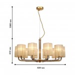 Люстра Favourite 1860-10P Birra