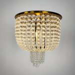 Потолочная люстра JACQUELINE WHITE SCONCE brass ImperiumLoft 186172-22