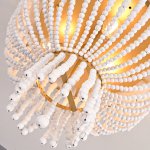 Люстра JACQUELINE CLEAR FLUSH-MOUNT brass ImperiumLoft 186173-22