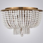 Люстра JACQUELINE CLEAR FLUSH-MOUNT brass ImperiumLoft 186173-22