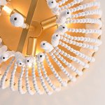 Люстра JACQUELINE CLEAR FLUSH-MOUNT brass ImperiumLoft 186173-22