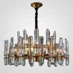 Люстра RH BONNINGTON Chandelier natural brass D900 ImperiumLoft 186175-22