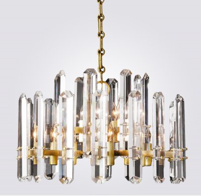 Люстра RH BONNINGTON Chandelier brass D800 ImperiumLoft 186176-22 Люстра RH BONNINGTON Chandelier brass D800 ImperiumLoft 186176-22