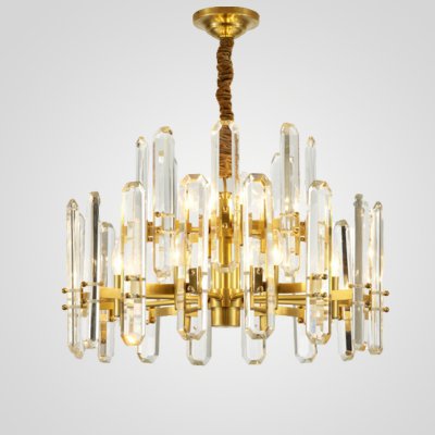 Люстра RH BONNINGTON Chandelier brass D660 ImperiumLoft 186178-22