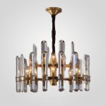 Люстра RH BONNINGTON Chandelier natural brass D660 ImperiumLoft 186179-22