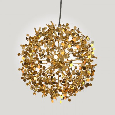 Люстра Tezani Argent Suspension Pendant lamp 85 gold D50 ImperiumLoft 186184-22