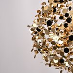 Люстра Tezani Argent Suspension Pendant lamp 85 gold D50 ImperiumLoft 186184-22