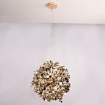 Люстра Tezani Argent Suspension Pendant lamp 85 gold D50 ImperiumLoft 186184-22