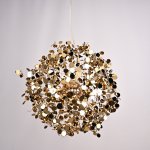 Люстра Tezani Argent Suspension Pendant lamp 85 gold D50 ImperiumLoft 186184-22