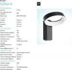 Уличный светодный настенный светильник Eglo 97307 PERNATE