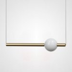 Подвесной светильник broom ORION GLOBE LIGHT gold C L600 ImperiumLoft 186662-22