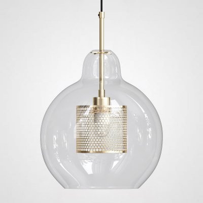 Подвесной светильник CATCH F pear brass D30 ImperiumLoft 186712-26