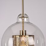 Подвесной светильник CATCH F pear brass D30 ImperiumLoft 186712-26