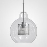 Подвесной светильник CATCH F pear silver D30 ImperiumLoft 186714-26