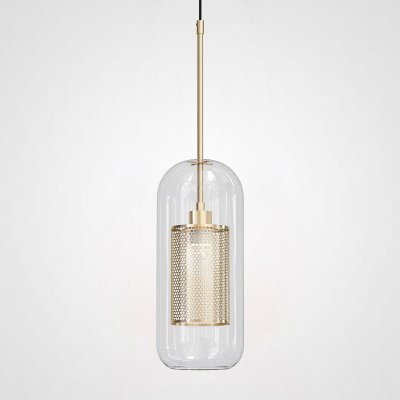 Подвесной светильник CATCH F cylinder brass D12 ImperiumLoft 186715-26 Подвесной светильник CATCH F cylinder brass D12 ImperiumLoft 186715-26