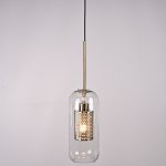 Подвесной светильник CATCH F cylinder brass D12 ImperiumLoft 186715-26
