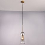 Подвесной светильник CATCH F cylinder brass D12 ImperiumLoft 186715-26