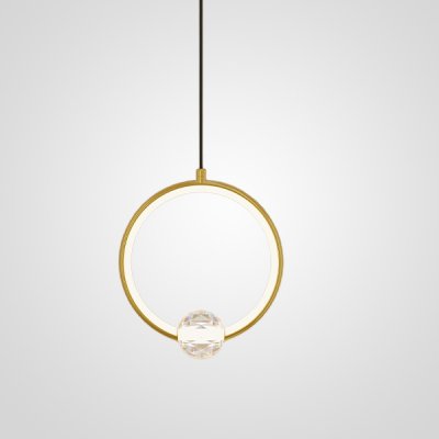 Подвесной светильник LUANA 1 Brass 3000К ImperiumLoft 186730-23